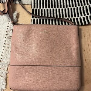 kate spade Blush Pink Pebbled Leather Crossbody Bag